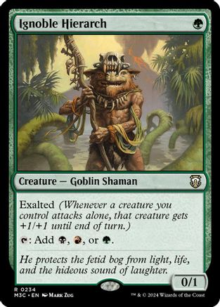 Ignoble Hierarch (Ripple Foil) (M3C-234) - [Commander: Modern Horizons 3] Foil - Trinity Hobby