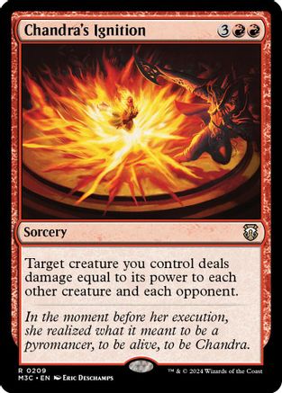 Chandra's Ignition (Ripple Foil) (M3C-209) - [Commander: Modern Horizons 3] Foil - Trinity Hobby