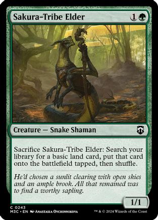 Sakura-Tribe Elder (Ripple Foil) (M3C-243) - [Commander: Modern Horizons 3] Foil - Trinity Hobby
