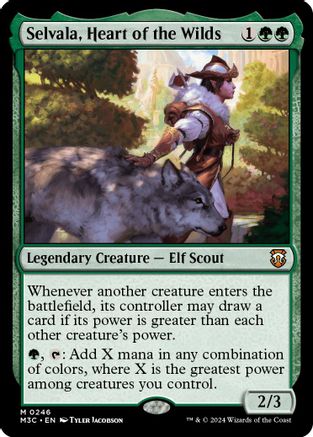 Selvala, Heart of the Wilds (Ripple Foil) (M3C-246) - [Commander: Modern Horizons 3] Foil - Trinity Hobby