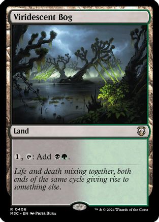 Viridescent Bog (Ripple Foil) (M3C-406) - [Commander: Modern Horizons 3] Foil - Trinity Hobby