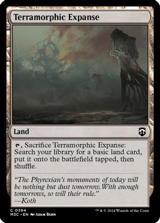 Terramorphic Expanse (Ripple Foil)  [Foil]  (M3C-394) - [Modern Horizons 3 Commander] - Trinity Hobby