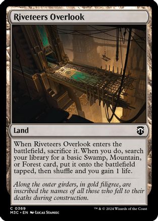 Riveteers Overlook (Ripple Foil) (M3C-369) - [Commander: Modern Horizons 3] Foil - Trinity Hobby