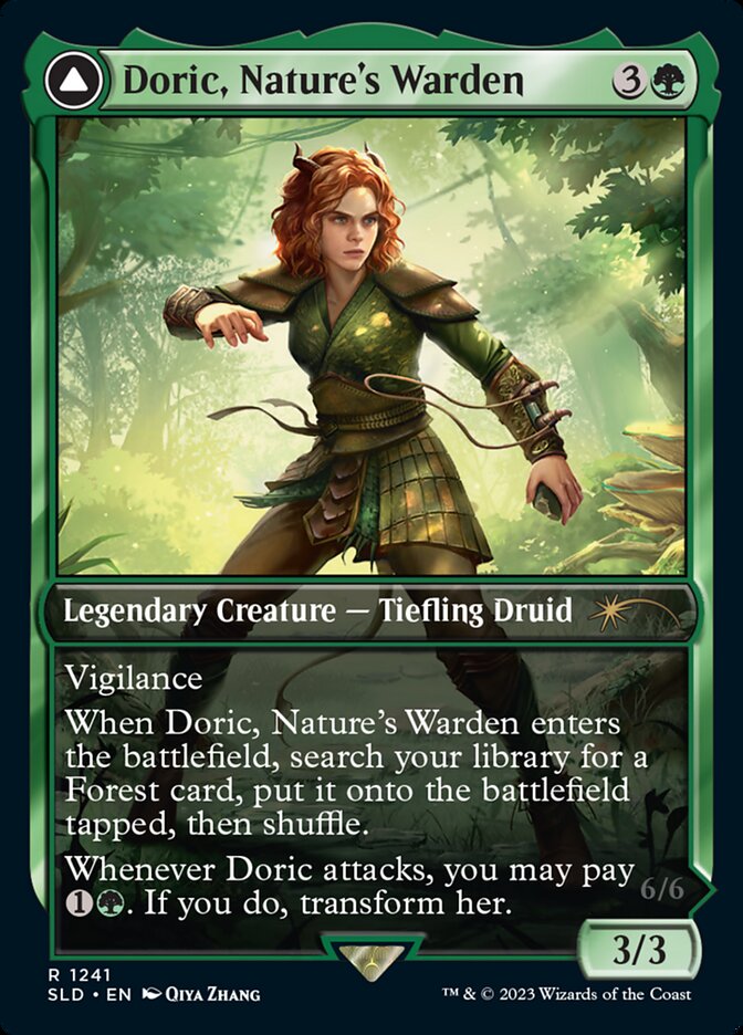 Doric, Nature's Warden // Doric, Owlbear Avenger [Secret Lair Drop Series] - Trinity Hobby