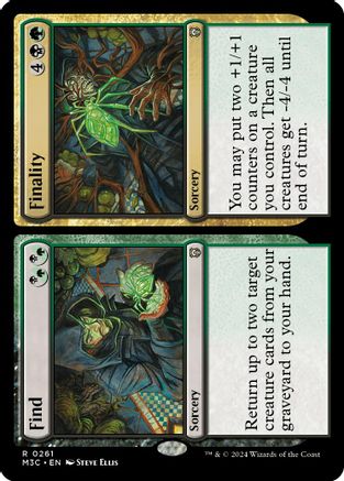 Find // Finality (Ripple Foil)  [Foil]  (M3C-261) - [Modern Horizons 3 Commander] - Trinity Hobby