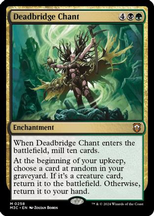 Deadbridge Chant (Ripple Foil)  [Foil]  (M3C-258) - [Modern Horizons 3 Commander] - Trinity Hobby