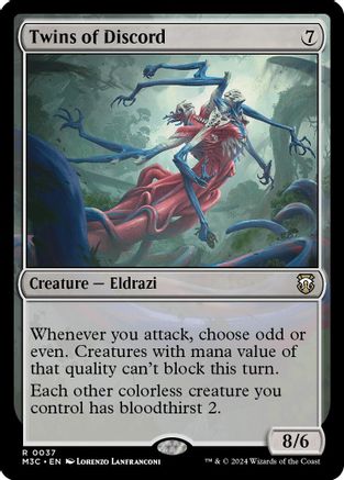 Twins of Discord (Ripple Foil) (M3C-037) - [Commander: Modern Horizons 3] Foil - Trinity Hobby