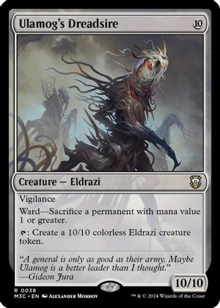 Ulamog's Dreadsire (Ripple Foil)  [Foil]  (M3C-038) - [Modern Horizons 3 Commander] - Trinity Hobby