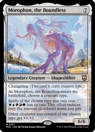 Morophon, the Boundless (Ripple Foil)  [Foil]  (M3C-157) - [Modern Horizons 3 Commander] - Trinity Hobby