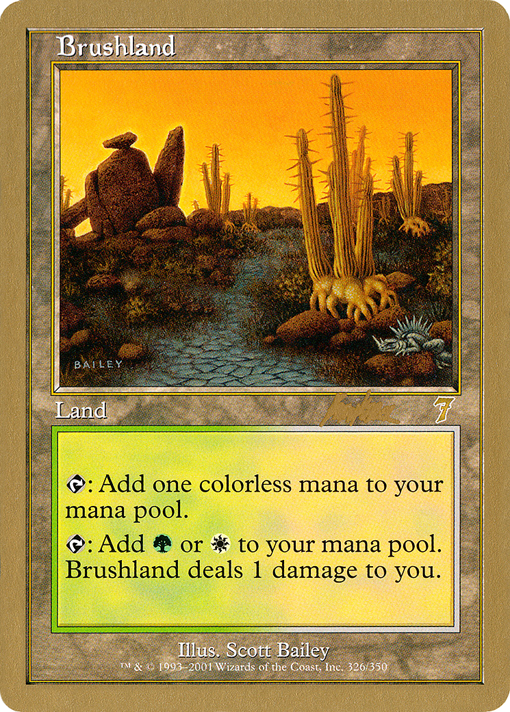 Brushland (Brian Kibler) [World Championship Decks 2002] - Trinity Hobby
