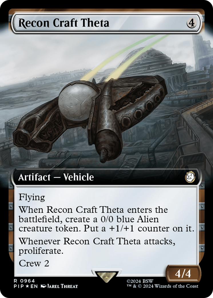 Recon Craft Theta (Extended Art) (Surge Foil) [Fallout] - Trinity Hobby