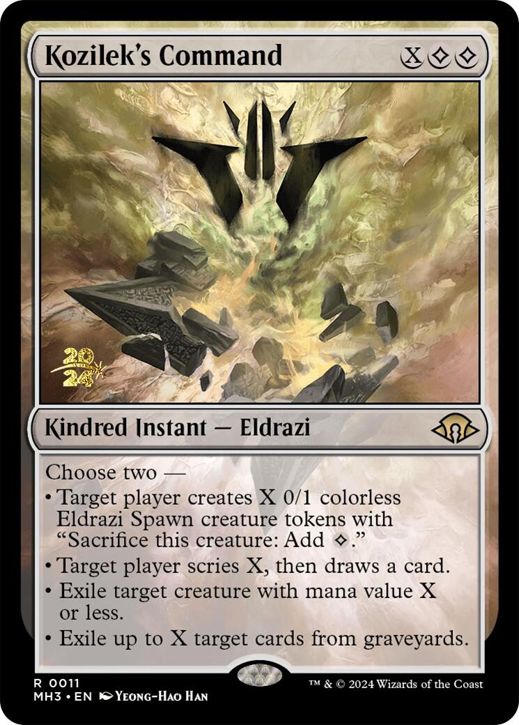 Kozilek's Command [Modern Horizons 3 Prerelease Promos] - Trinity Hobby