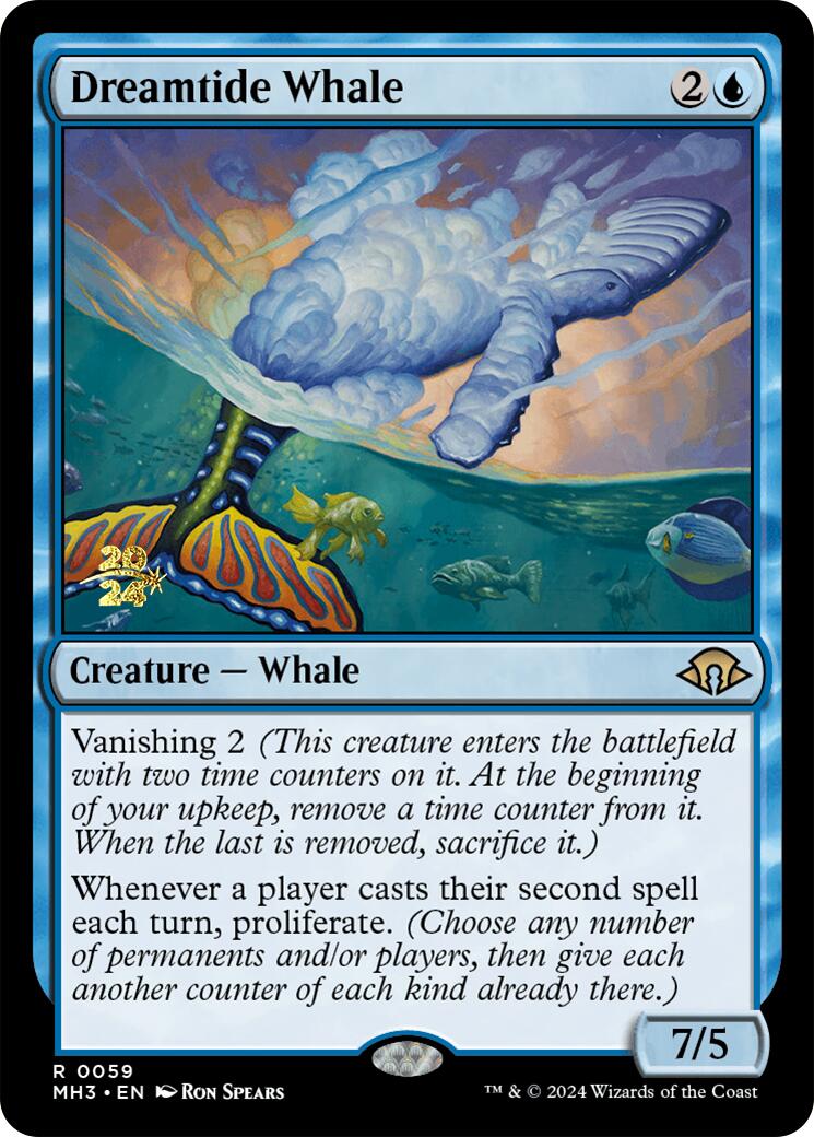 Dreamtide Whale [Modern Horizons 3 Prerelease Promos] - Trinity Hobby