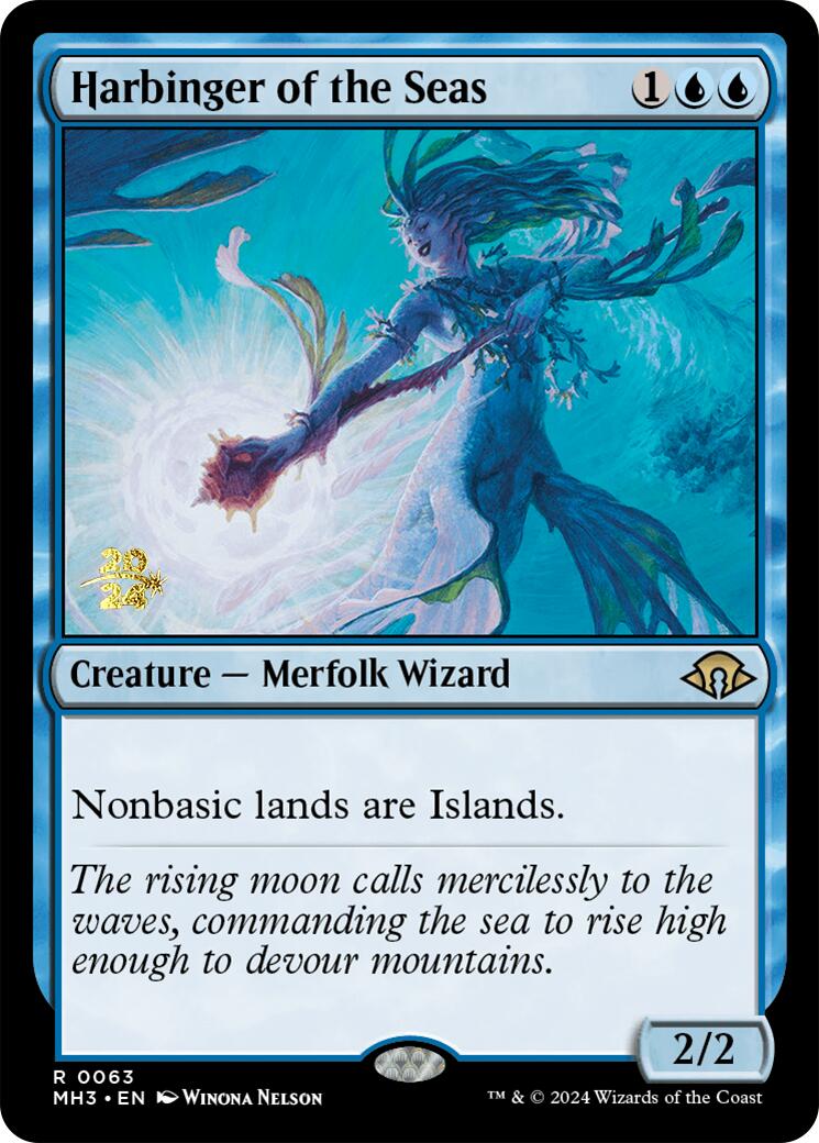 Harbinger of the Seas [Modern Horizons 3 Prerelease Promos] - Trinity Hobby