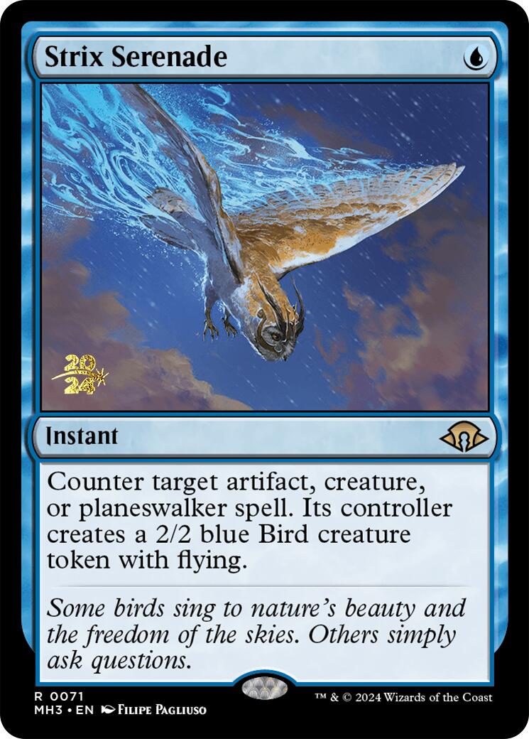 Strix Serenade [Modern Horizons 3 Prerelease Promos] - Trinity Hobby