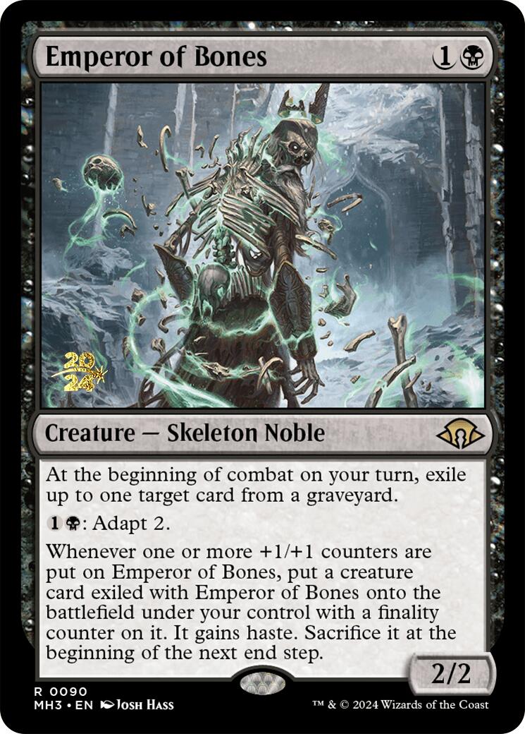 Emperor of Bones [Modern Horizons 3 Prerelease Promos] - Trinity Hobby