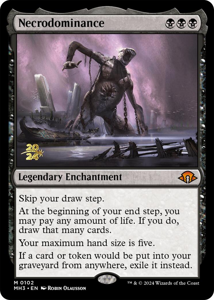 Necrodominance [Modern Horizons 3 Prerelease Promos] - Trinity Hobby