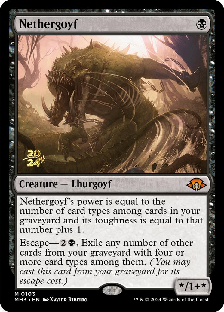 Nethergoyf [Modern Horizons 3 Prerelease Promos] - Trinity Hobby