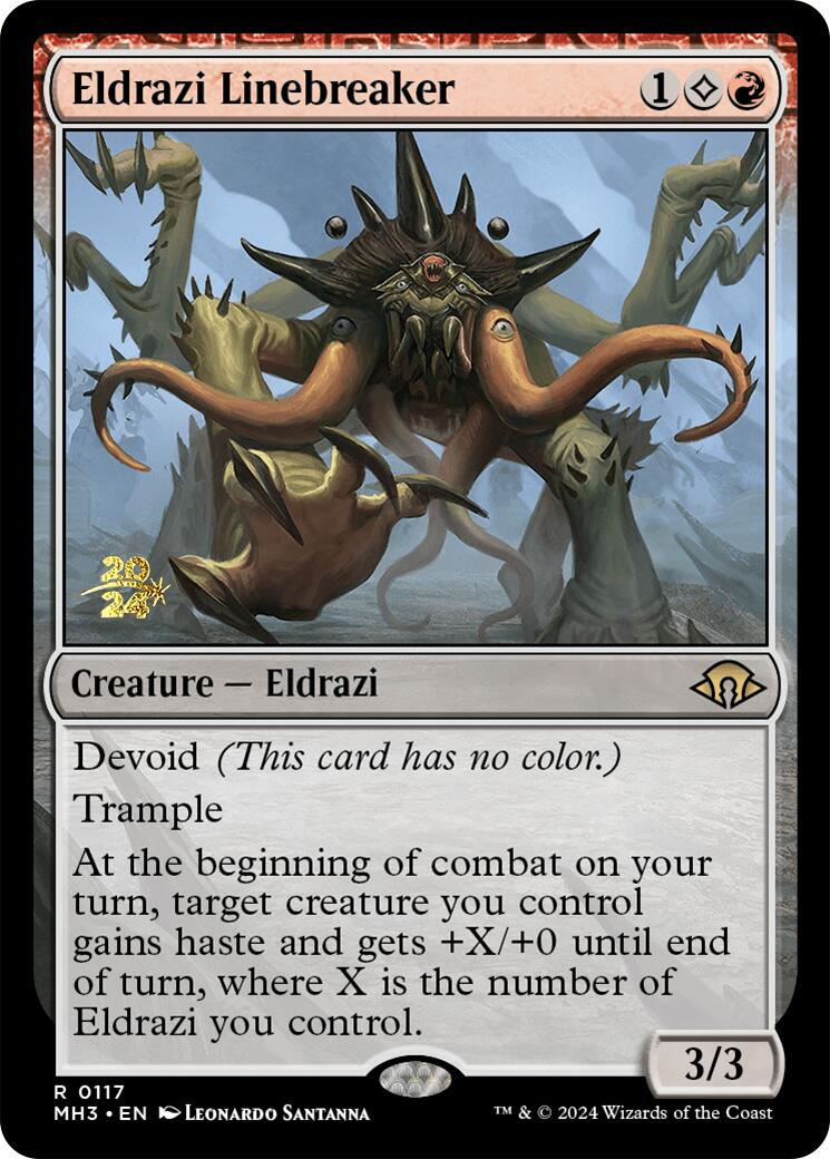 Eldrazi Linebreaker [Modern Horizons 3 Prerelease Promos] - Trinity Hobby