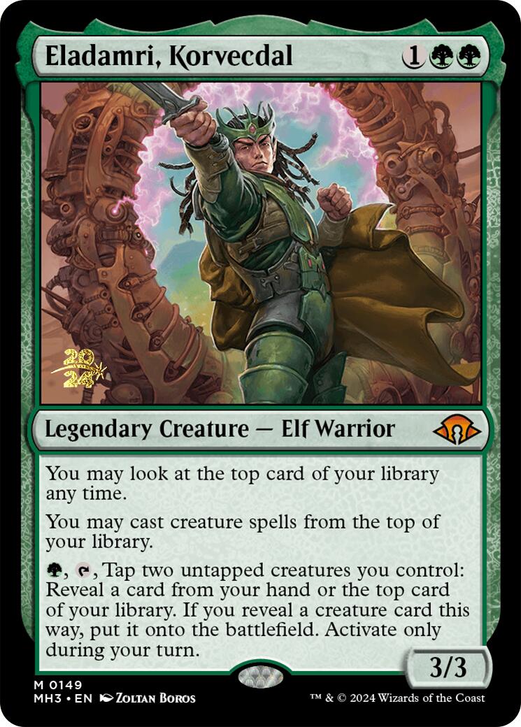 Eladamri, Korvecdal [Modern Horizons 3 Prerelease Promos] - Trinity Hobby