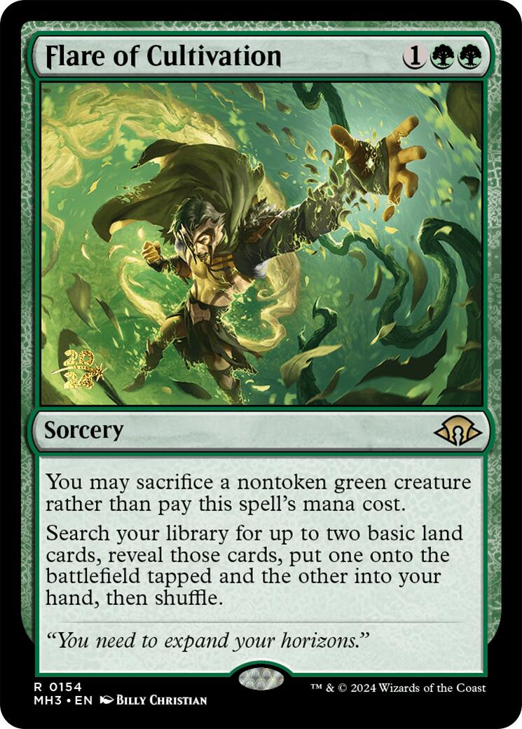 Flare of Cultivation [Modern Horizons 3 Prerelease Promos] - Trinity Hobby