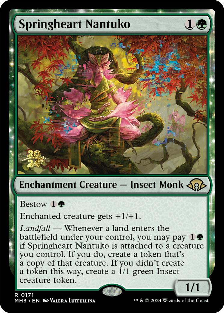 Springheart Nantuko [Modern Horizons 3 Prerelease Promos] - Trinity Hobby