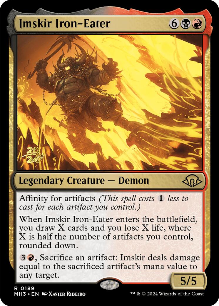 Imskir Iron-Eater [Modern Horizons 3 Prerelease Promos] - Trinity Hobby