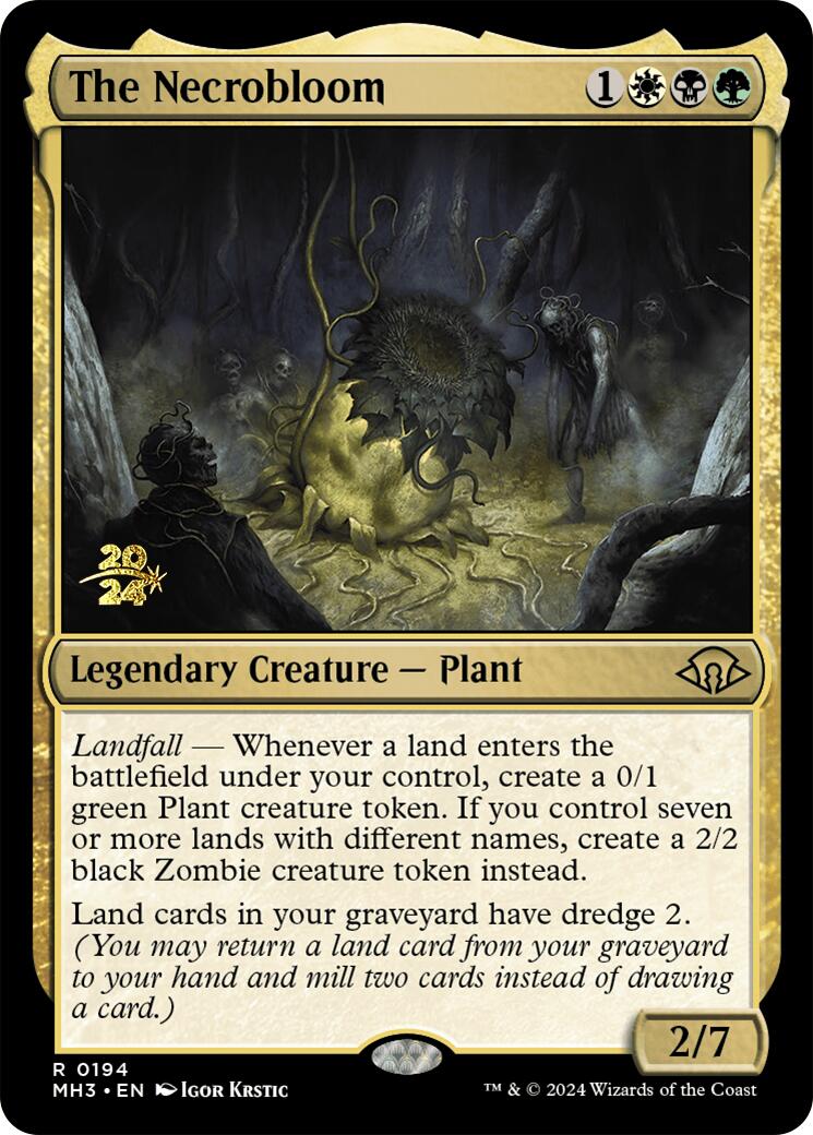The Necrobloom [Modern Horizons 3 Prerelease Promos] - Trinity Hobby