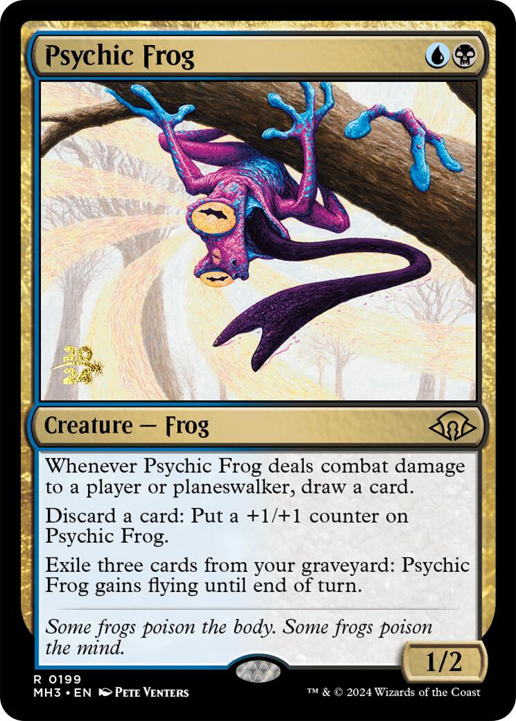 Psychic Frog [Modern Horizons 3 Prerelease Promos] - Trinity Hobby