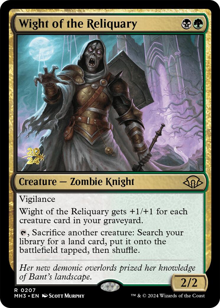 Wight of the Reliquary [Modern Horizons 3 Prerelease Promos] - Trinity Hobby