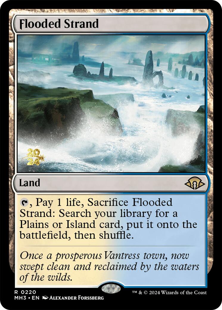 Flooded Strand [Modern Horizons 3 Prerelease Promos] - Trinity Hobby