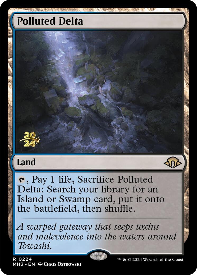 Polluted Delta [Modern Horizons 3 Prerelease Promos] - Trinity Hobby