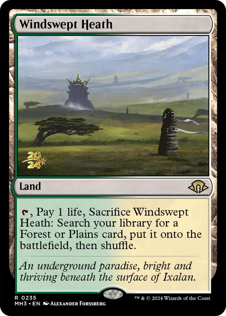 Windswept Heath [Modern Horizons 3 Prerelease Promos] - Trinity Hobby