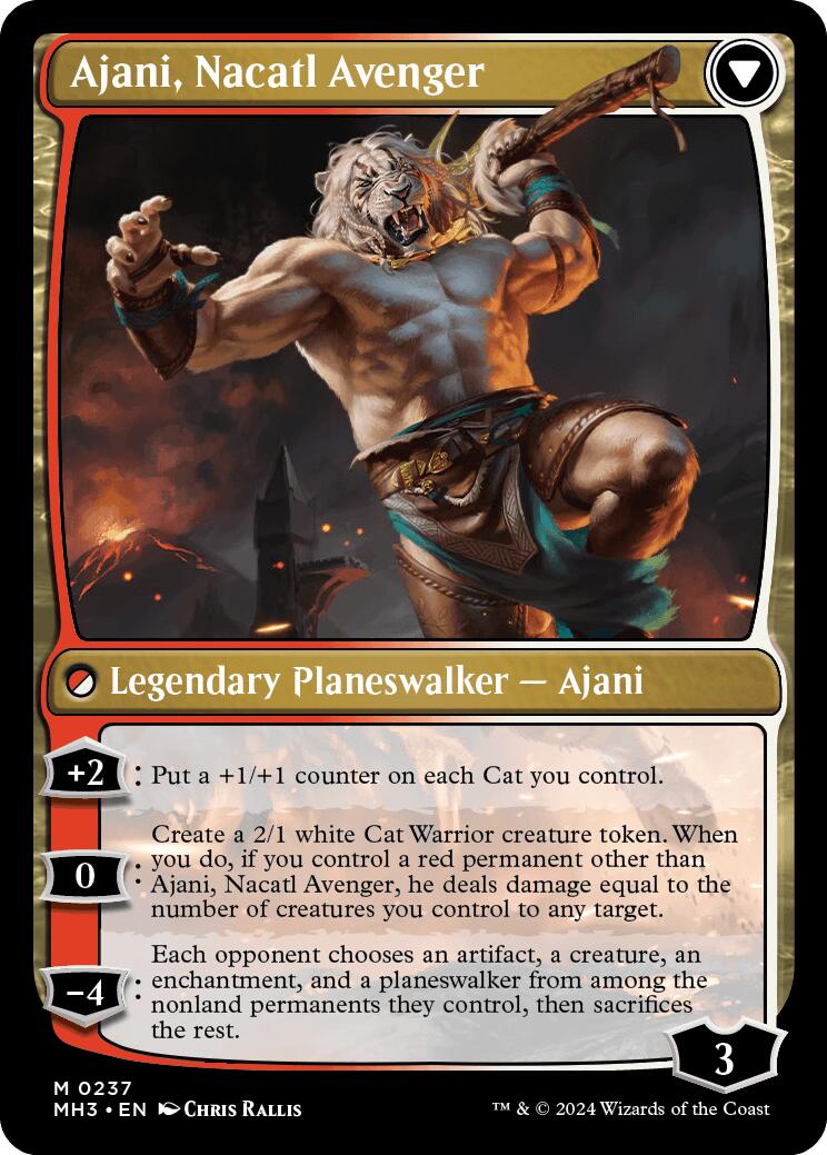 Ajani, Nacatl Pariah [Modern Horizons 3 Prerelease Promos] - Trinity Hobby