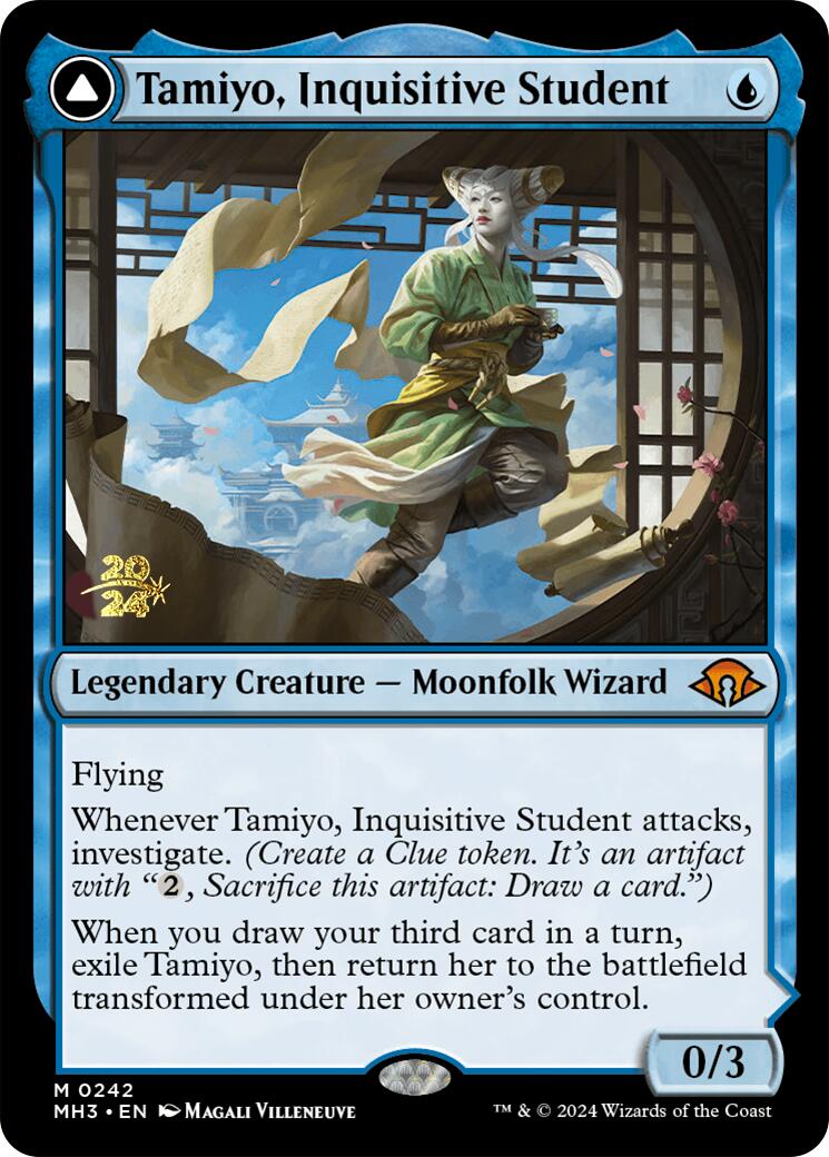 Tamiyo, Inquisitive Student [Modern Horizons 3 Prerelease Promos] - Trinity Hobby