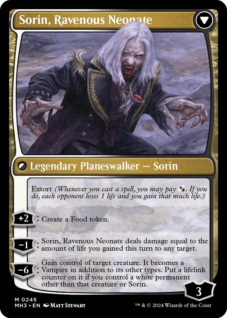 Sorin of House Markov [Modern Horizons 3 Prerelease Promos] - Trinity Hobby