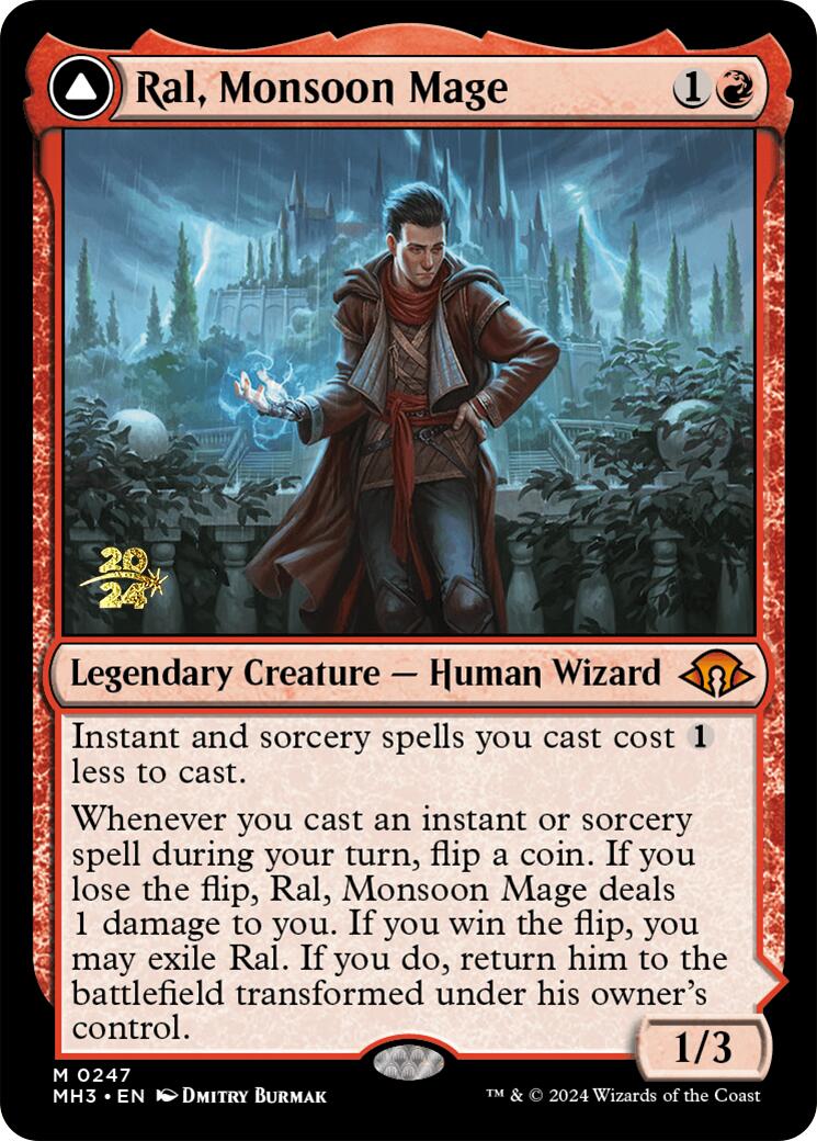 Ral, Monsoon Mage [Modern Horizons 3 Prerelease Promos] - Trinity Hobby