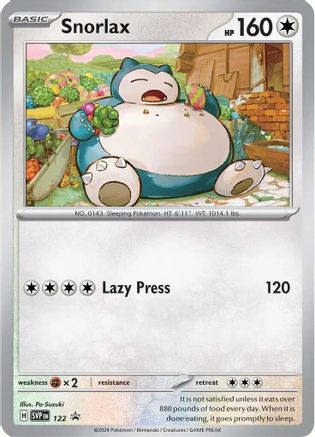 Snorlax (122) [Scarlet & Violet: Black Star Promos] - Trinity Hobby