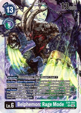 Belphemon: Rage Mode [EX6-060] [Infernal Ascension] - Trinity Hobby