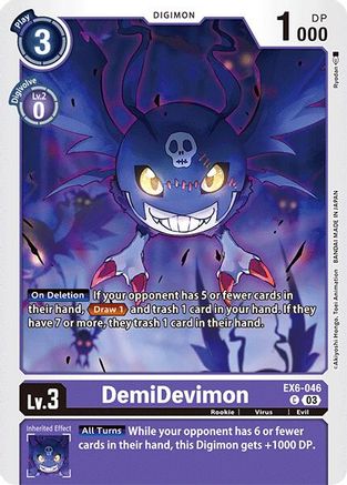DemiDevimon [EX6-046] [Infernal Ascension] - Trinity Hobby