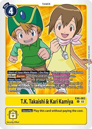 T.K. Takaishi & Kari Kamiya [EX6-063] [Infernal Ascension] - Trinity Hobby