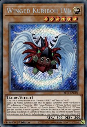 Winged Kuriboh LV6 [BLTR-EN001] Secret Rare - Trinity Hobby