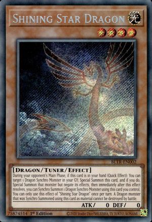 Shining Star Dragon [BLTR-EN002] Secret Rare - Trinity Hobby
