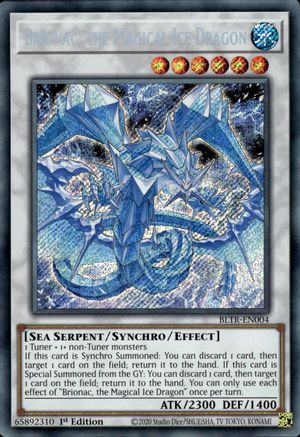 Brionac, the Magical Ice Dragon [BLTR-EN004] Secret Rare - Trinity Hobby