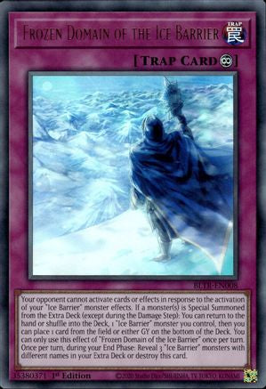 Frozen Domain of the Ice Barrier [BLTR-EN008] Ultra Rare - Trinity Hobby