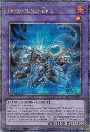 Infernoid Evil (Quarter Century Secret Rare) [BLTR-EN013] Quarter Century Secret Rare - Trinity Hobby