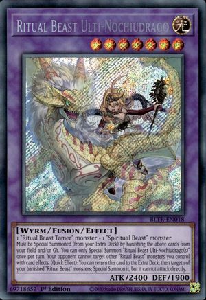 Ritual Beast Ulti-Nochiudrago [BLTR-EN018] Secret Rare - Trinity Hobby