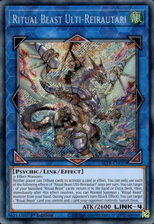 Ritual Beast Ulti-Reirautari [BLTR-EN019] Secret Rare - Trinity Hobby