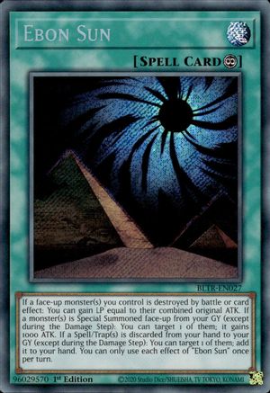 Ebon Sun [BLTR-EN027] Secret Rare - Trinity Hobby