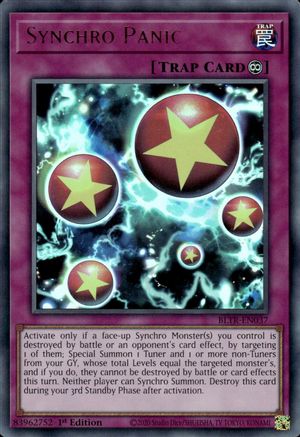 Synchro Panic [BLTR-EN037] Ultra Rare - Trinity Hobby